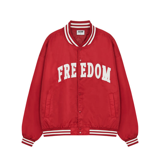 FREEDOM Logo MA-1 jacket (red)