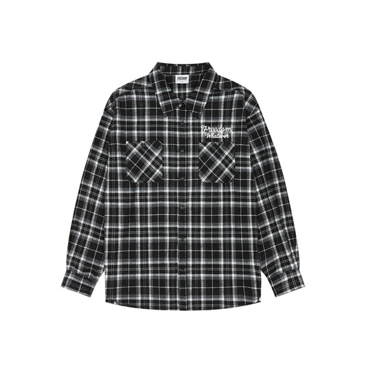 Freedom flannel shirt (black)