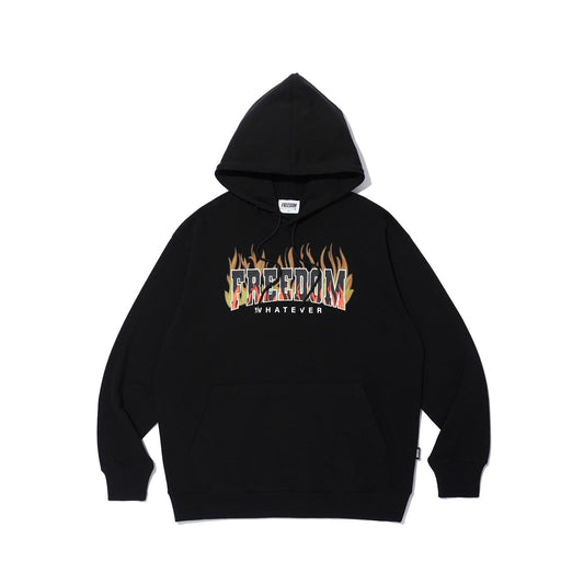 Flame Logo Hoodie (Black)