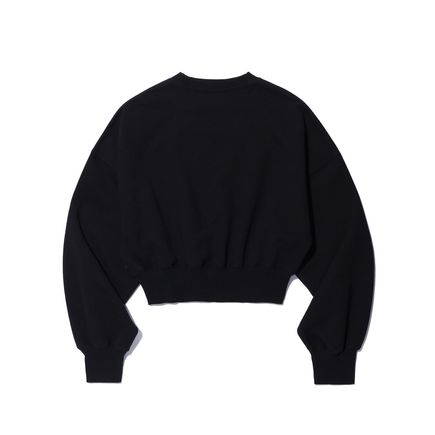 Women's Gradient Logo Crop Sweatshirt (Black)