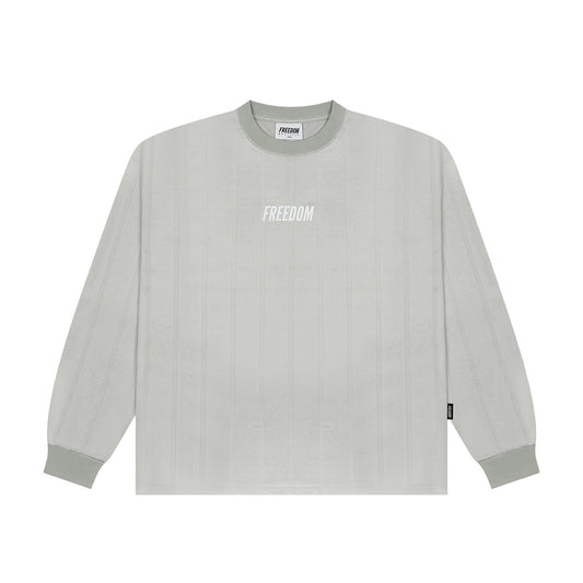 Freedom logo coated mesh long sleeve (Gray)