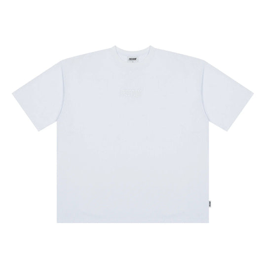 Freedom Logo Mesh Overfit T-shirt (White)