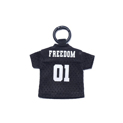 Mini Rugby Keyring (Black)