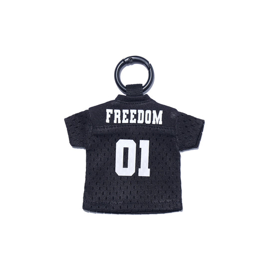 Mini Rugby Keyring (Black)