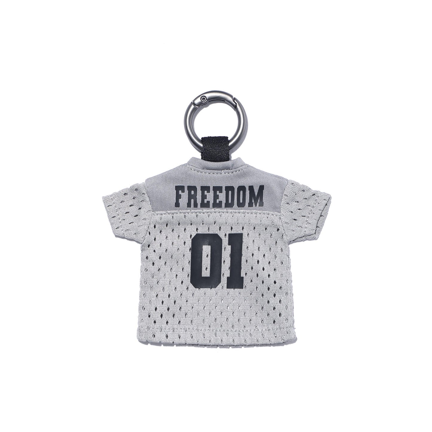 Mini Rugby Keyring (Gray)