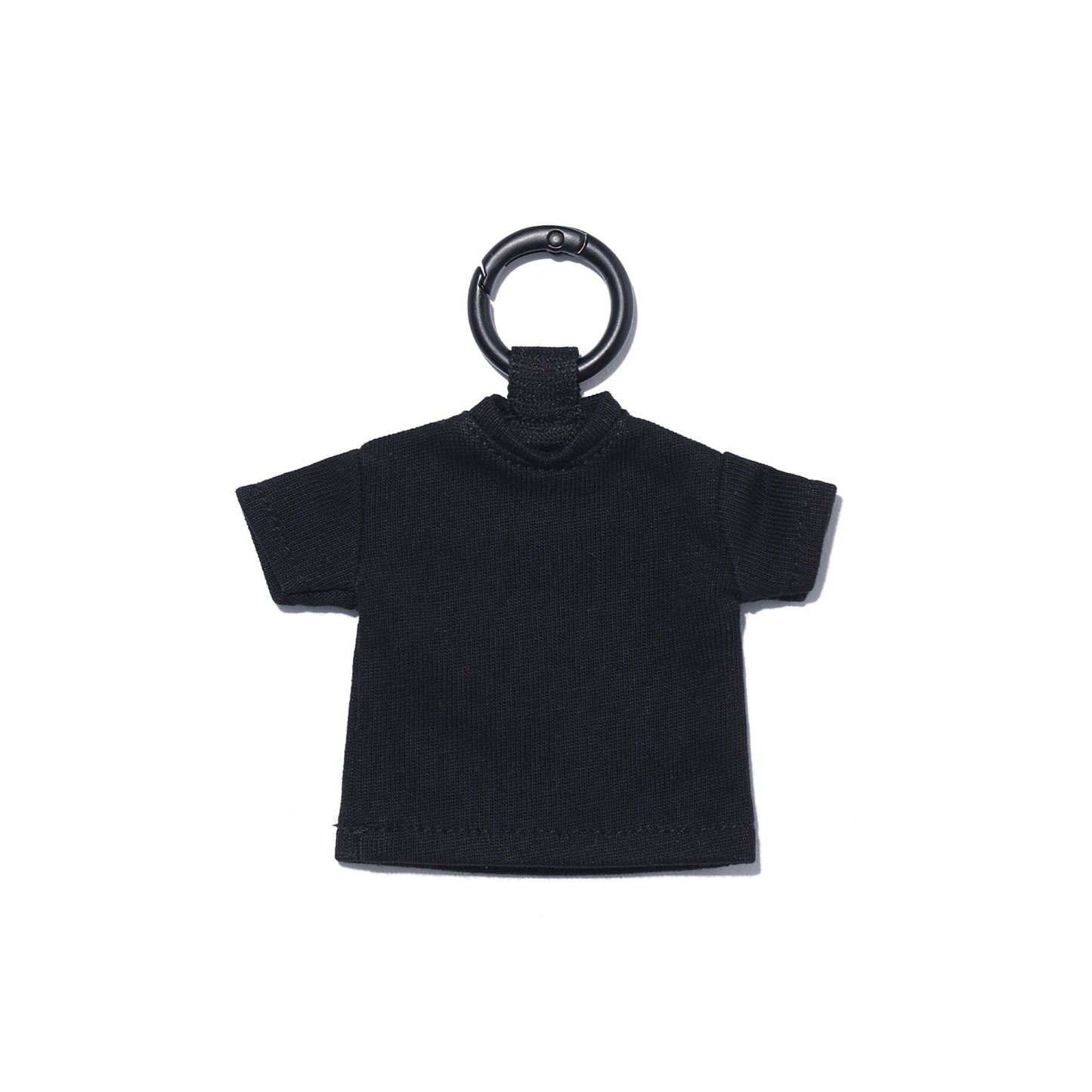 Mini Back Printing T-Shirts Keyring (Black/Red)