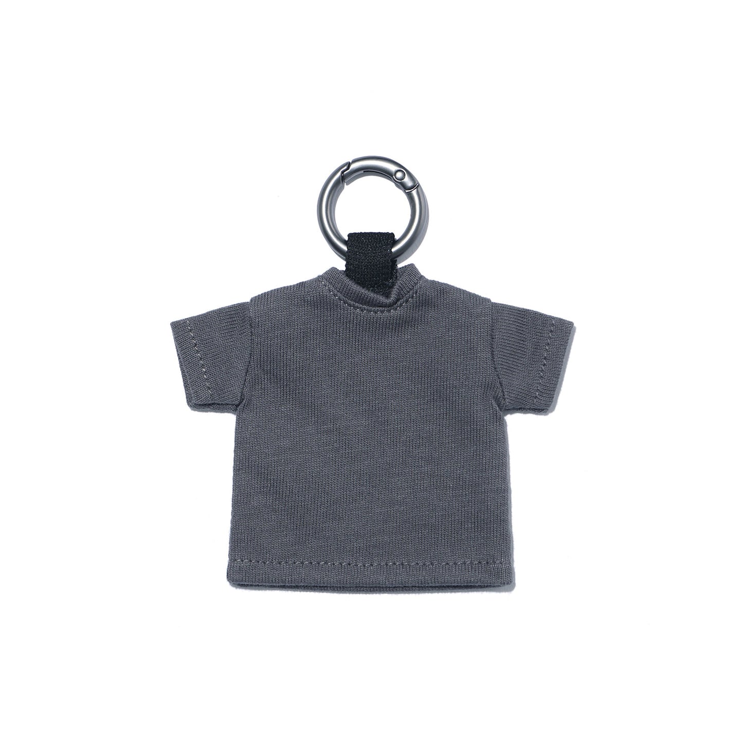 Mini Back Printing T-Shirts Keyring (Dark Gray/Blue)