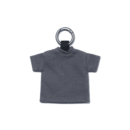 Mini Back Printing T-Shirts Keyring (Dark Gray/Blue)