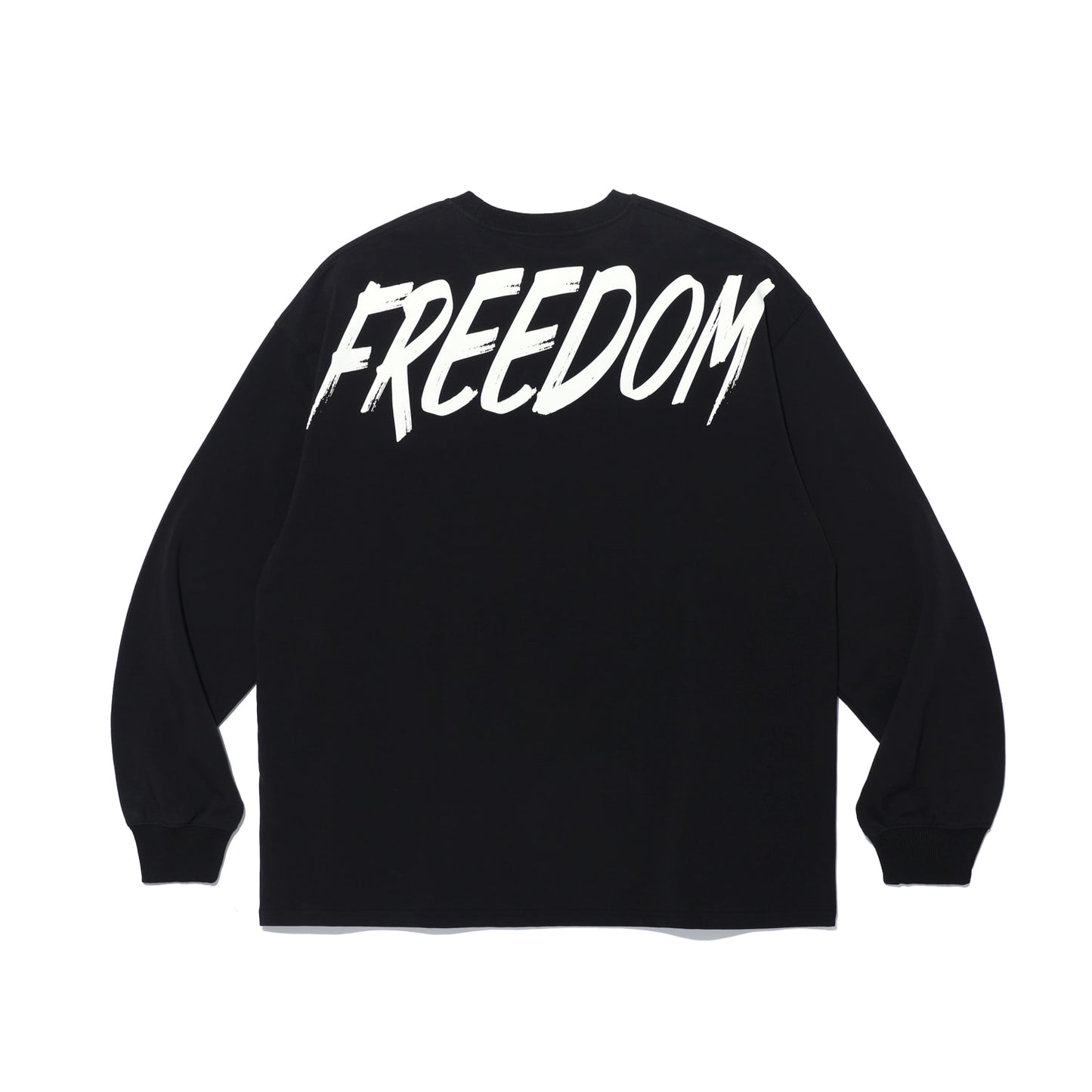 Freedom Back Print Long Sleeve (Black)