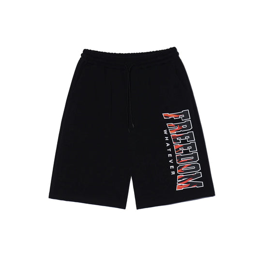 Flame Logo Bermuda Shorts (Black)