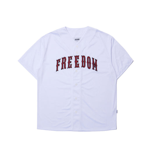 Mesh Baseball Jersey (White)
