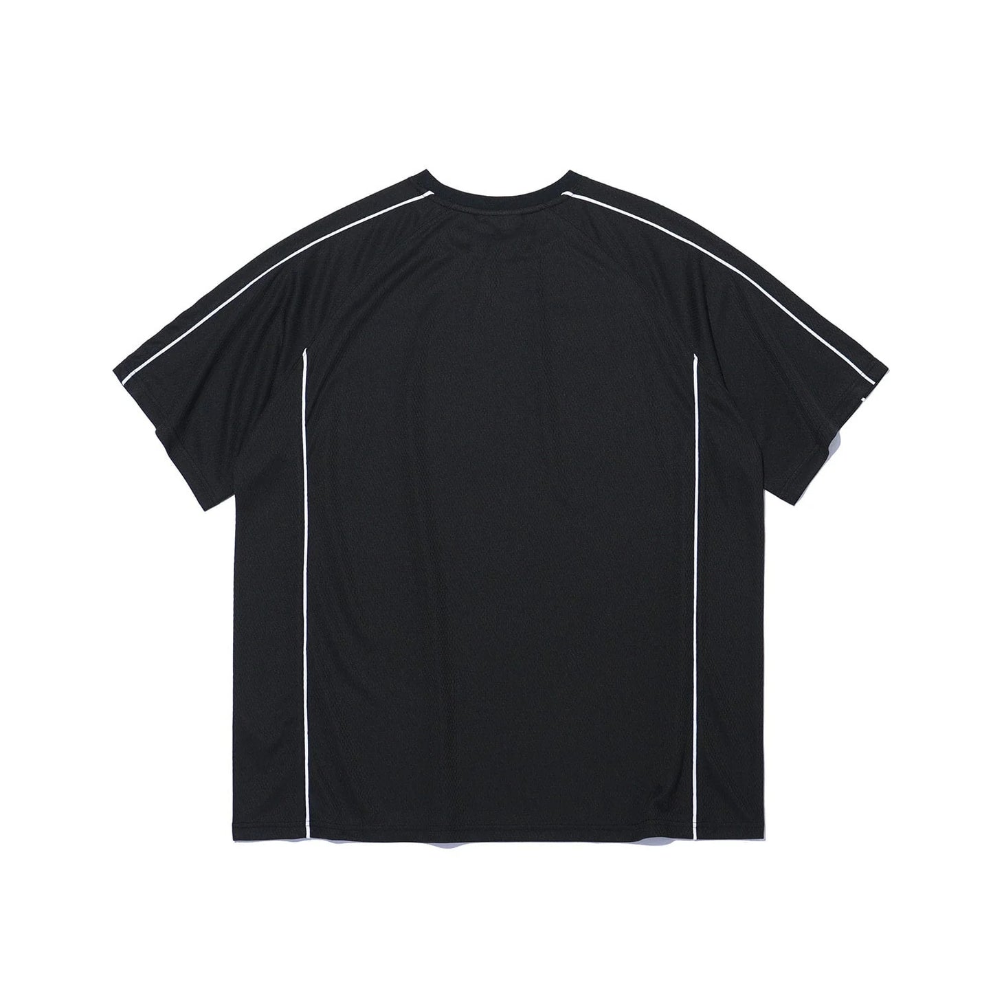 Olympia Line Panel Short Sleeve T-Shirt (Black)